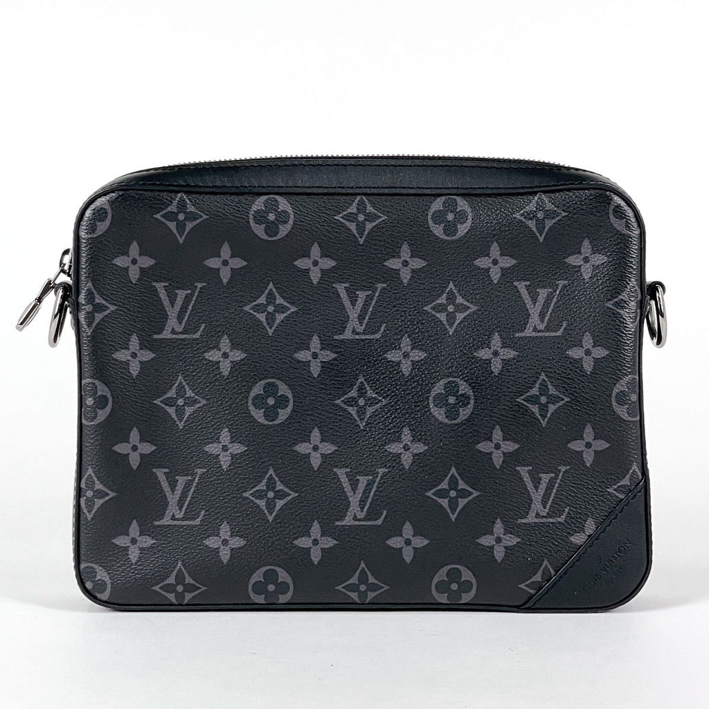 Louis Vuitton Trio Messenger Monogram Reverse Pouch Shoulder Bag Eclipse Noir — view 4