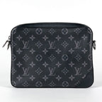 Louis Vuitton Trio Messenger Monogram Reverse Pouch Shoulder Bag Eclipse Noir — view 4