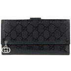 Gucci GG Supreme Bifold Wallet Pattern Black