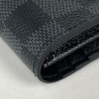 Louis Vuitton Portefeuille Brazza Bifold Wallet Damier Graphite Black — view 3