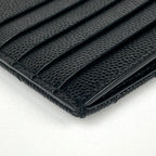 Saint Laurent Monogram Fragment Zip Card Case Leather Black — view 3