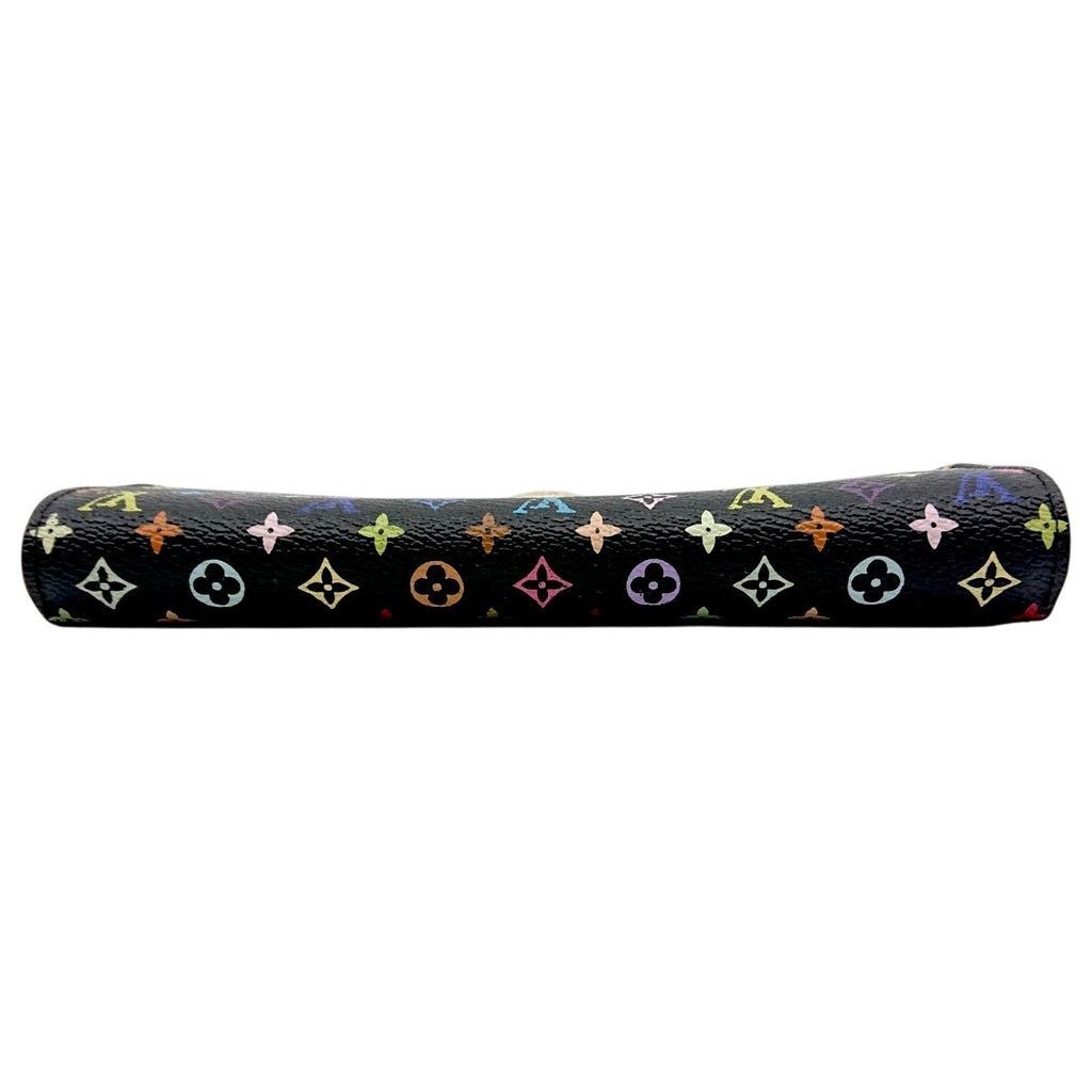Louis Vuitton Multicolor Sarah Wallet Monogram Black Case Handbag — view 6
