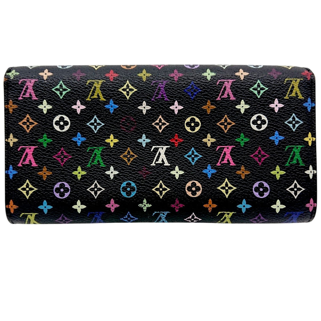 Louis Vuitton Multicolor Sarah Wallet Monogram Black Case Handbag — view 2