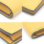 Gucci Folding Wallet Embossed Logo Yellow — view 6