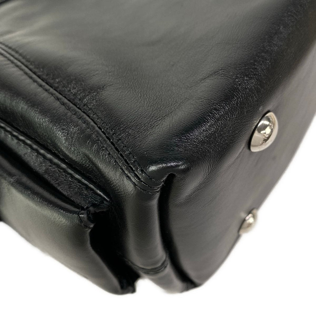Louis Vuitton Shoulder Bag Carry-o-lucky PM Noir Leather — view 8
