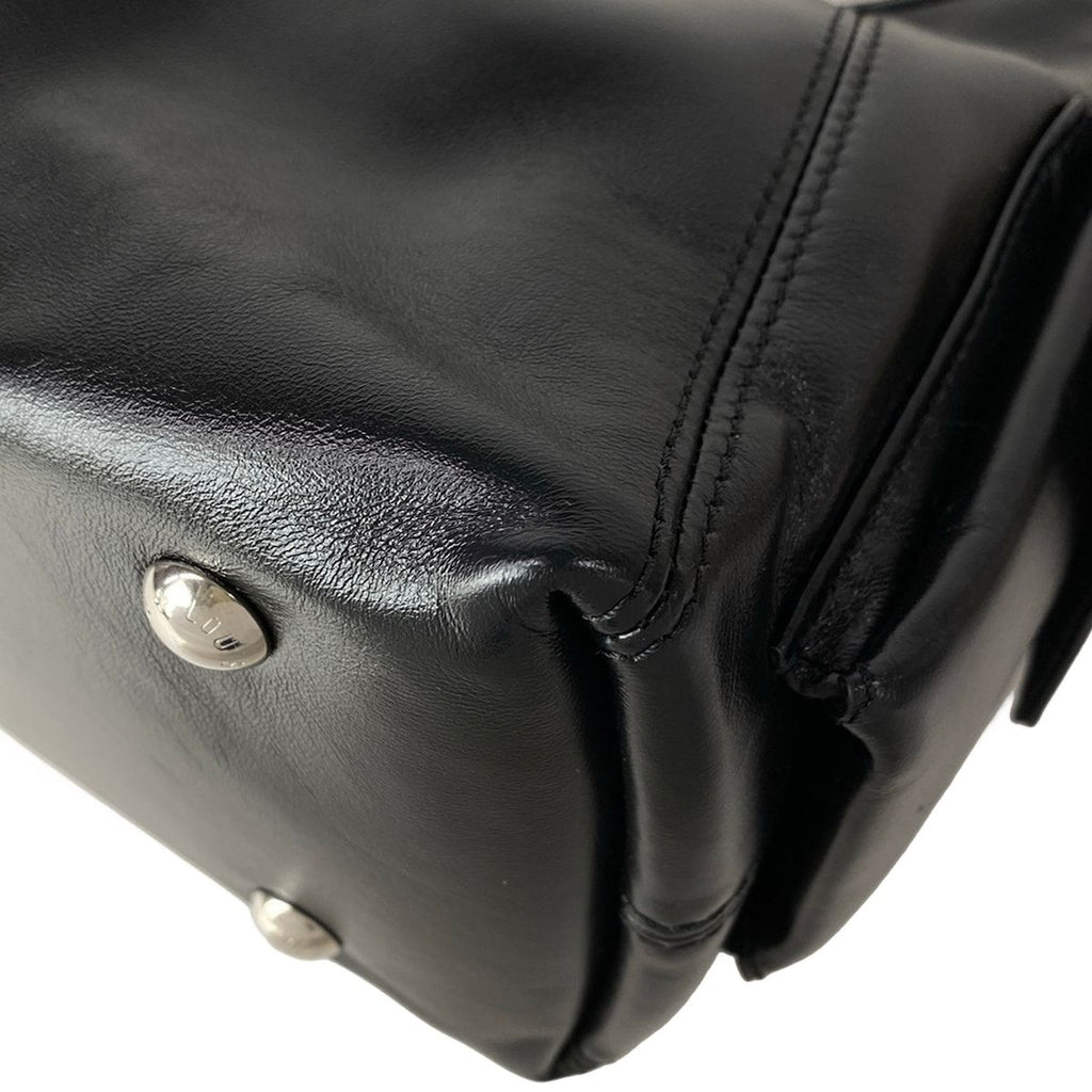 Louis Vuitton Shoulder Bag Carry-o-lucky PM Noir Leather — view 7