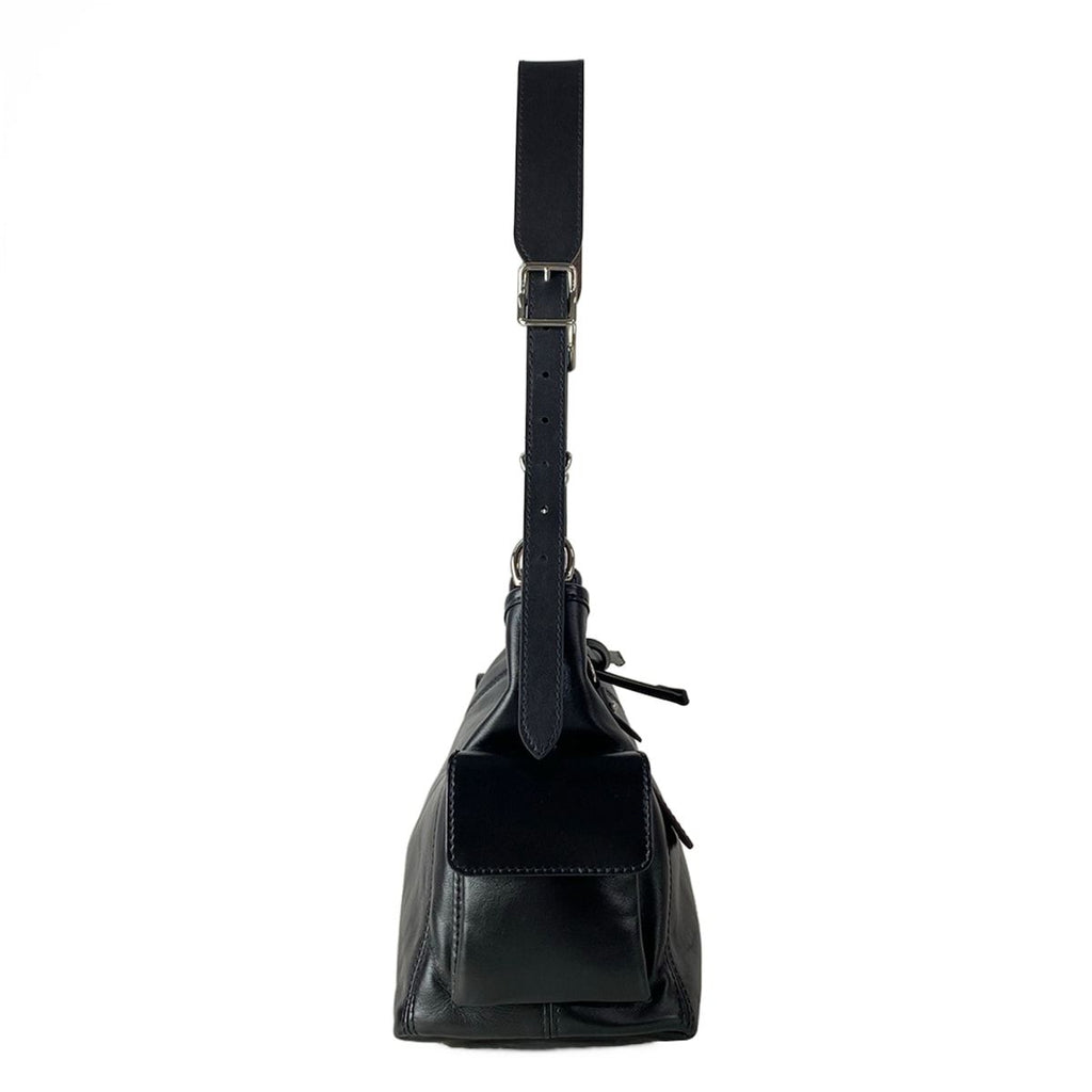 Louis Vuitton Shoulder Bag Carry-o-lucky PM Noir Leather — view 2