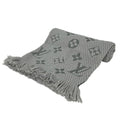 Louis Vuitton Scarf Echarpe Logo Mania Wool Silk