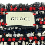 Gucci Scarf Black Red Multi Mlb Collaboration San Francisco Giants Sequins — view 2