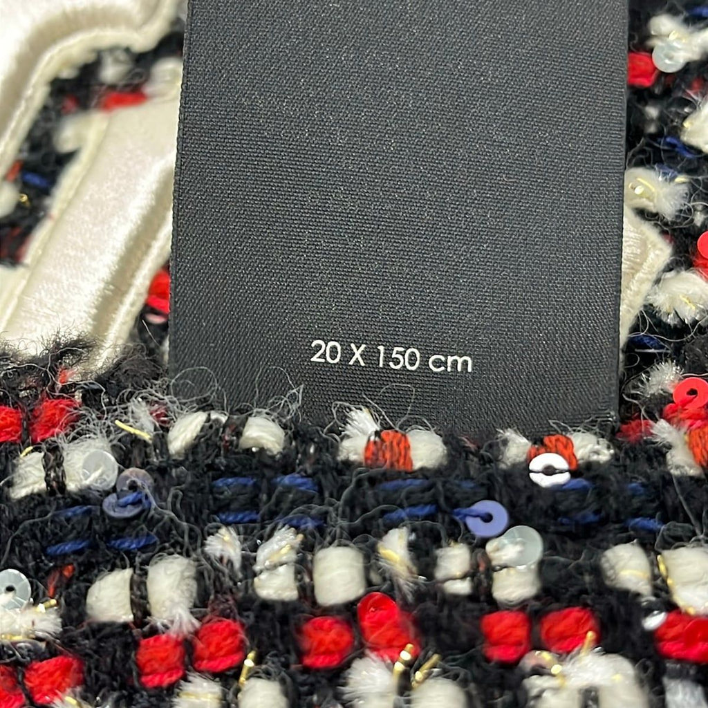 Gucci Scarf Black Red Multi Mlb Collaboration San Francisco Giants Sequins — view 5