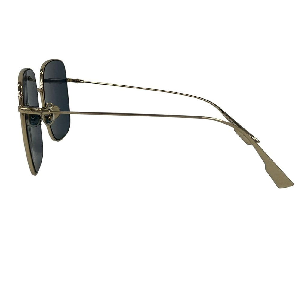 Dior Sunglasses Gold Blue Square Eyewear — view 2