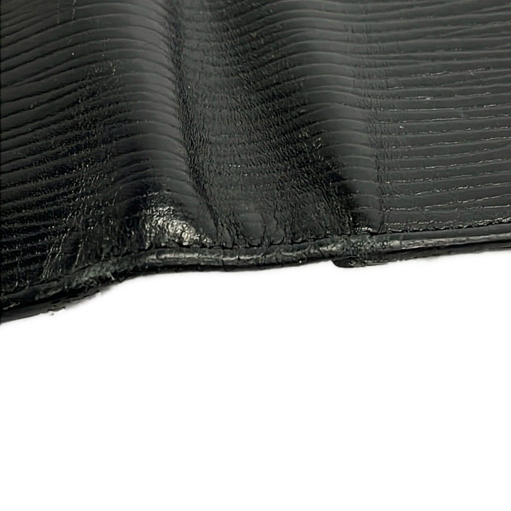 Louis Vuitton Wallet Epi Portefeuille Brazza Noir Leather — view 7