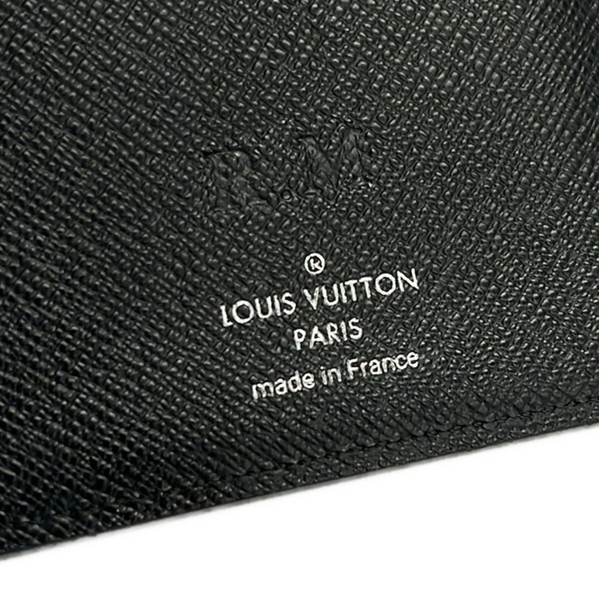 Louis Vuitton Wallet Epi Portefeuille Brazza Noir Leather — view 6