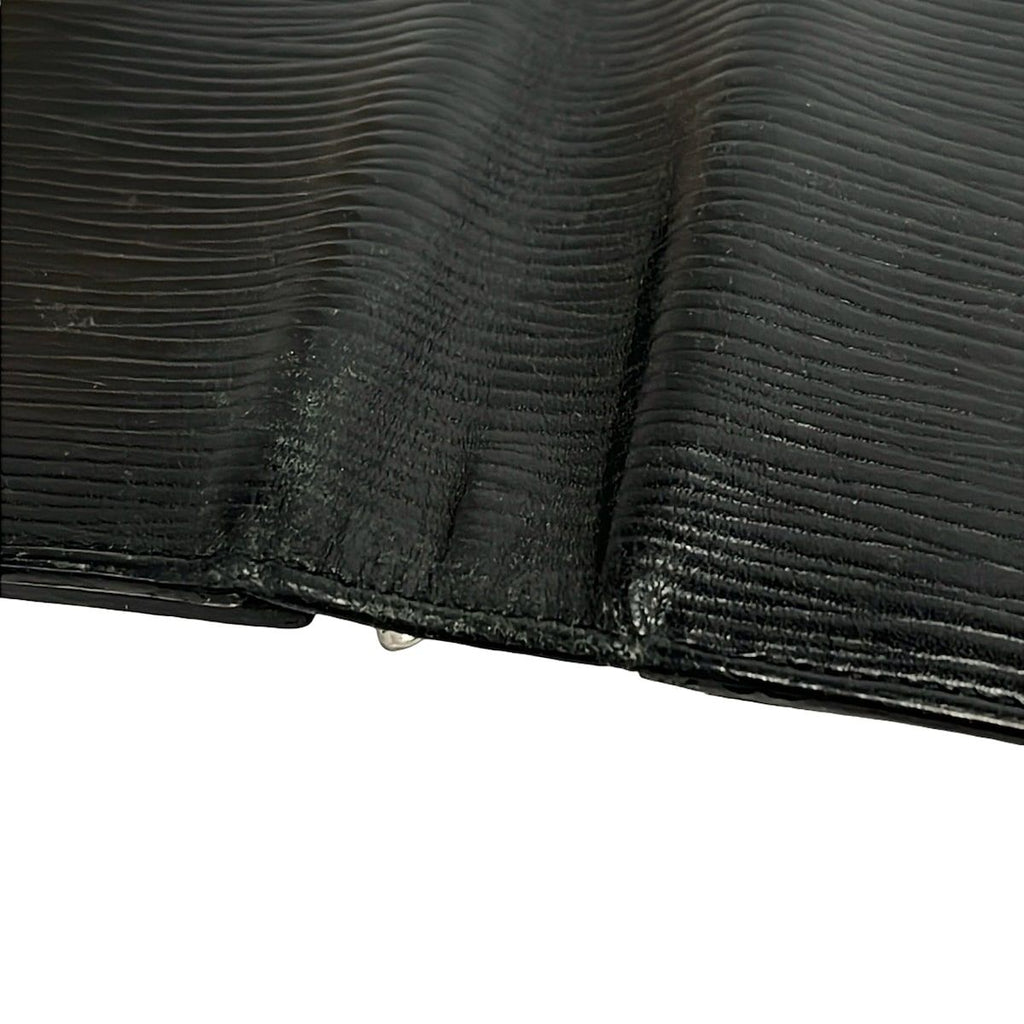 Louis Vuitton Wallet Epi Portefeuille Brazza Noir Leather — view 8