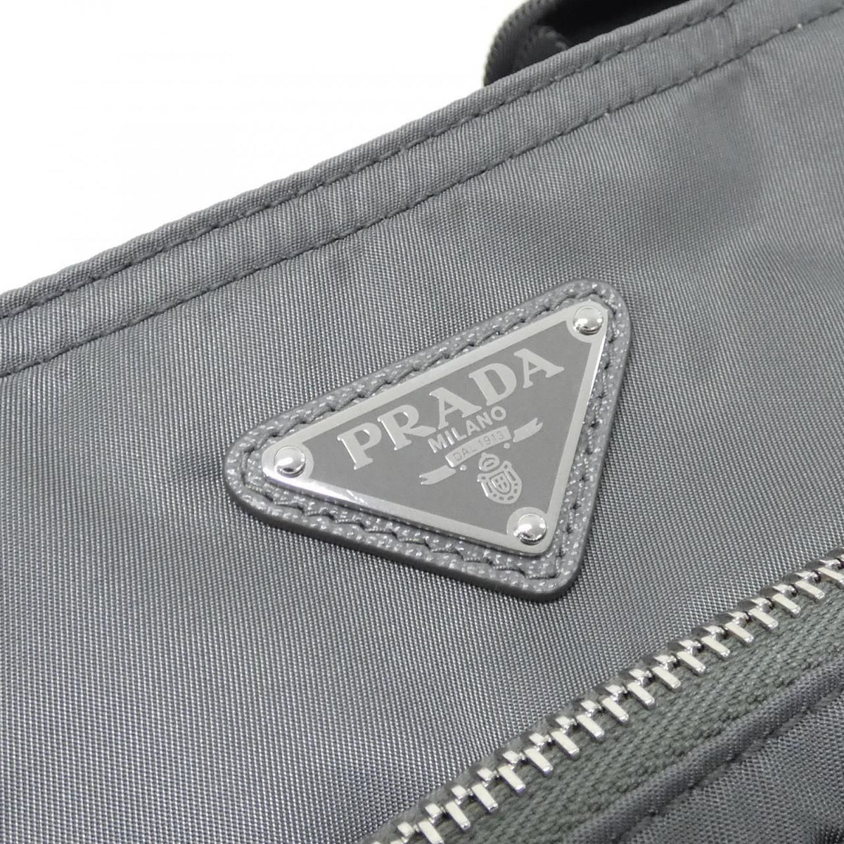 Prada Bag Handbag Silver — view 4
