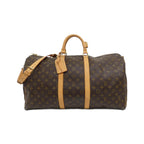 Louis Vuitton Monogram Keepall Bandouliere 55 cm Boston