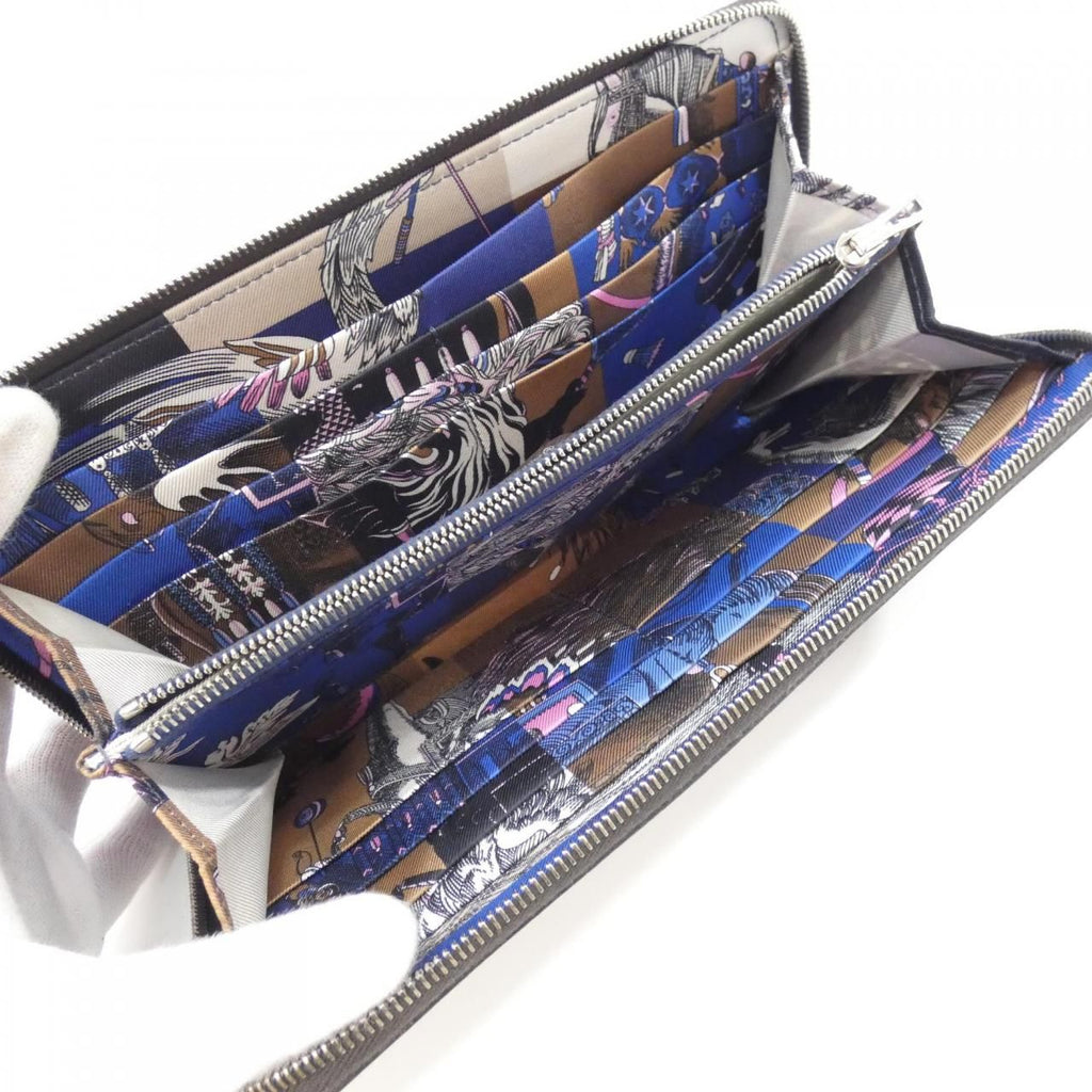 Hermes Della Cavalleria Favolosa Silk in Classic Wallet — view 6