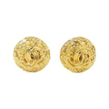 Chanel Vintage Earrings Gold
