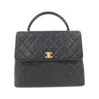 Chanel Vintage Bag Handbag Black