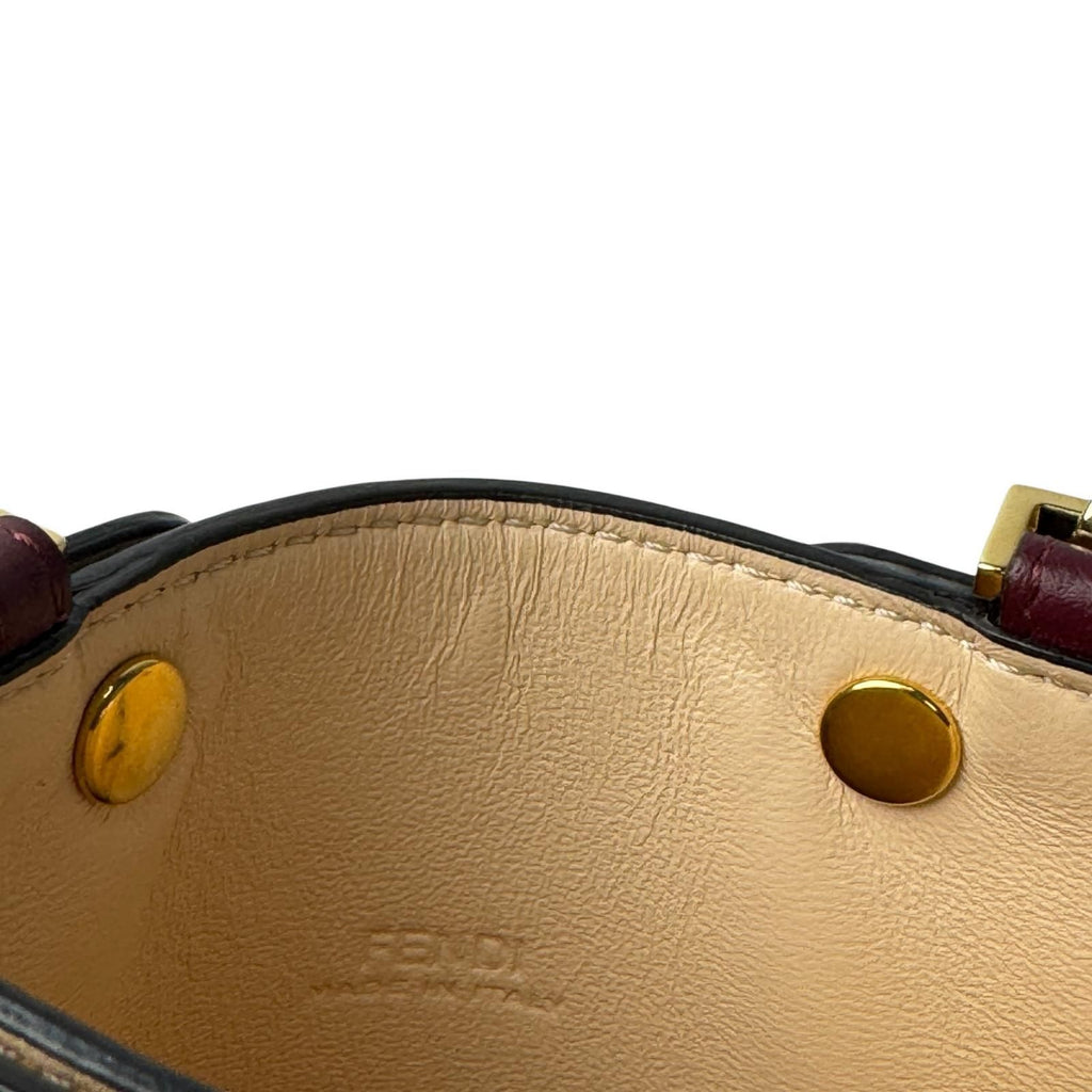 Fendi Peekaboo Leather Phone Pouch — view 7