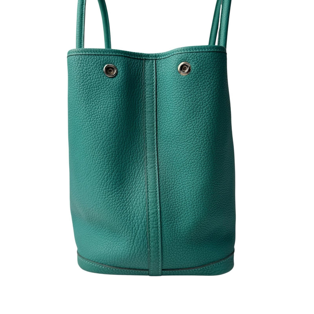 Hermes Garden Party PM 36 Malachite Handbag — view 4