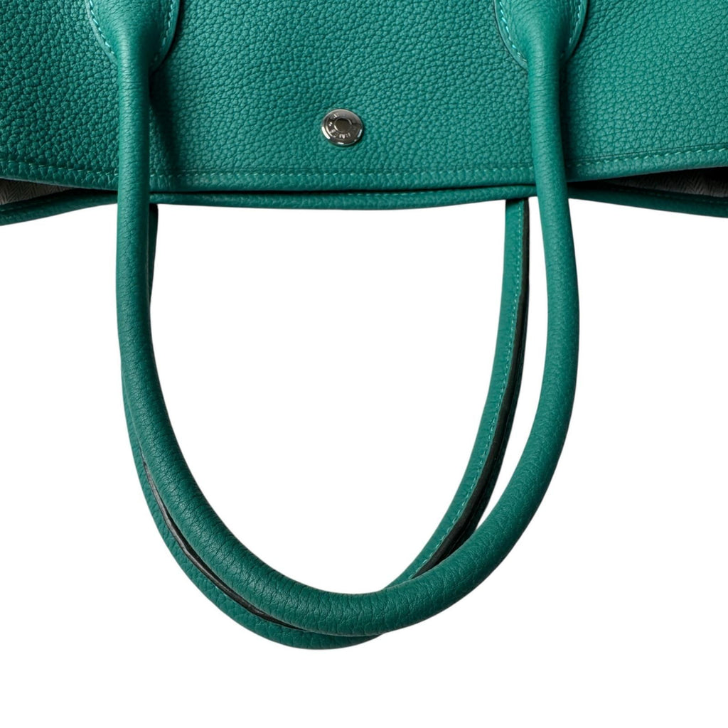 Hermes Garden Party PM 36 Malachite Handbag — view 6
