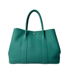 Hermes Garden Party PM 36 Malachite Handbag