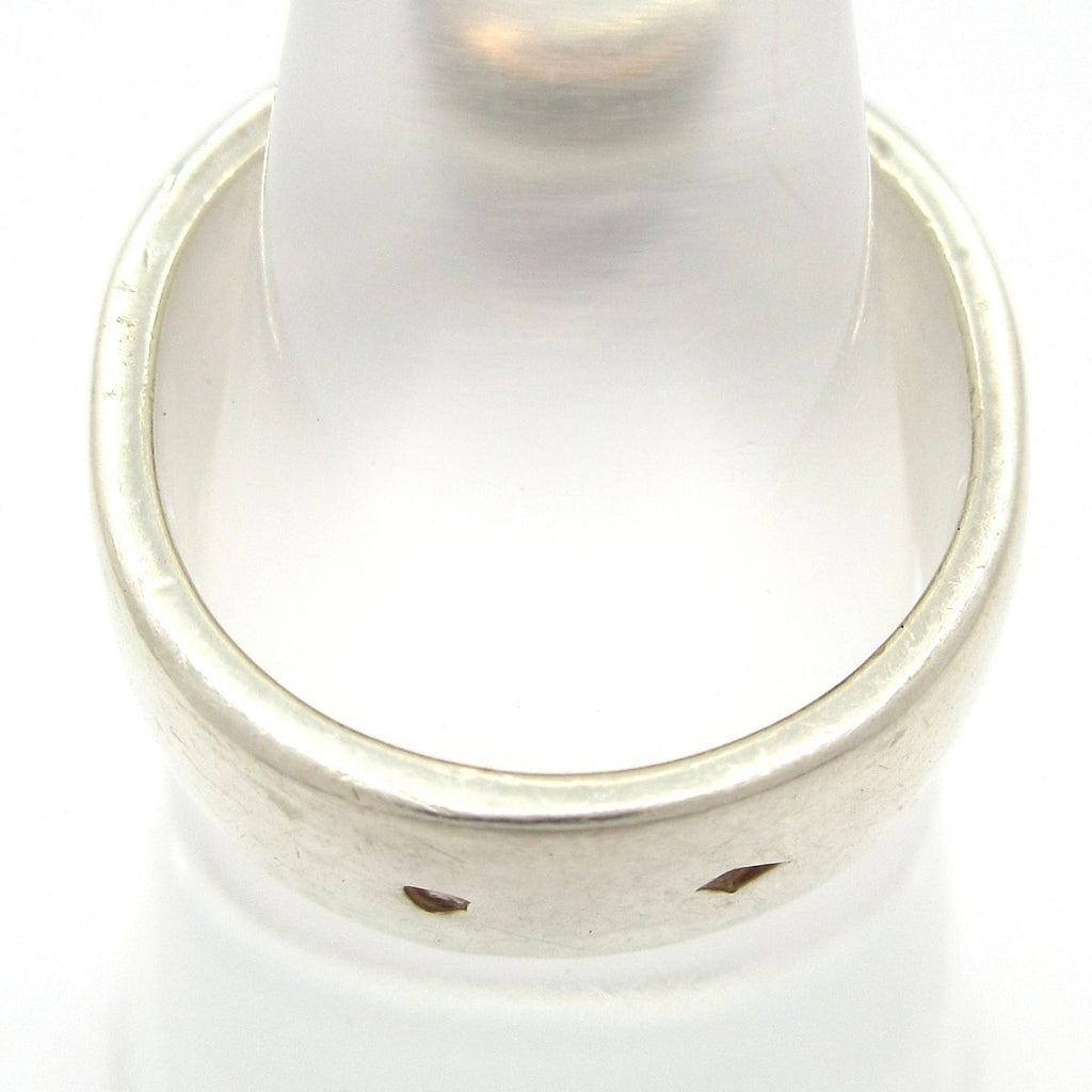 Hermes Ring 54 Russet Silver Ribbon — view 3