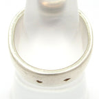 Hermes Ring 54 Russet Silver Ribbon — view 3