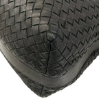 Bottega Veneta Shoulder Bag Intrecciato Black Leather — view 6
