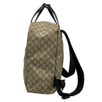 Gucci Backpack Soft GG Supreme Gray Beige Dark Multi Leather — view 4