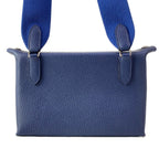 Hermes Shoulder Bag Vidposh Blue Navy Silver — view 3