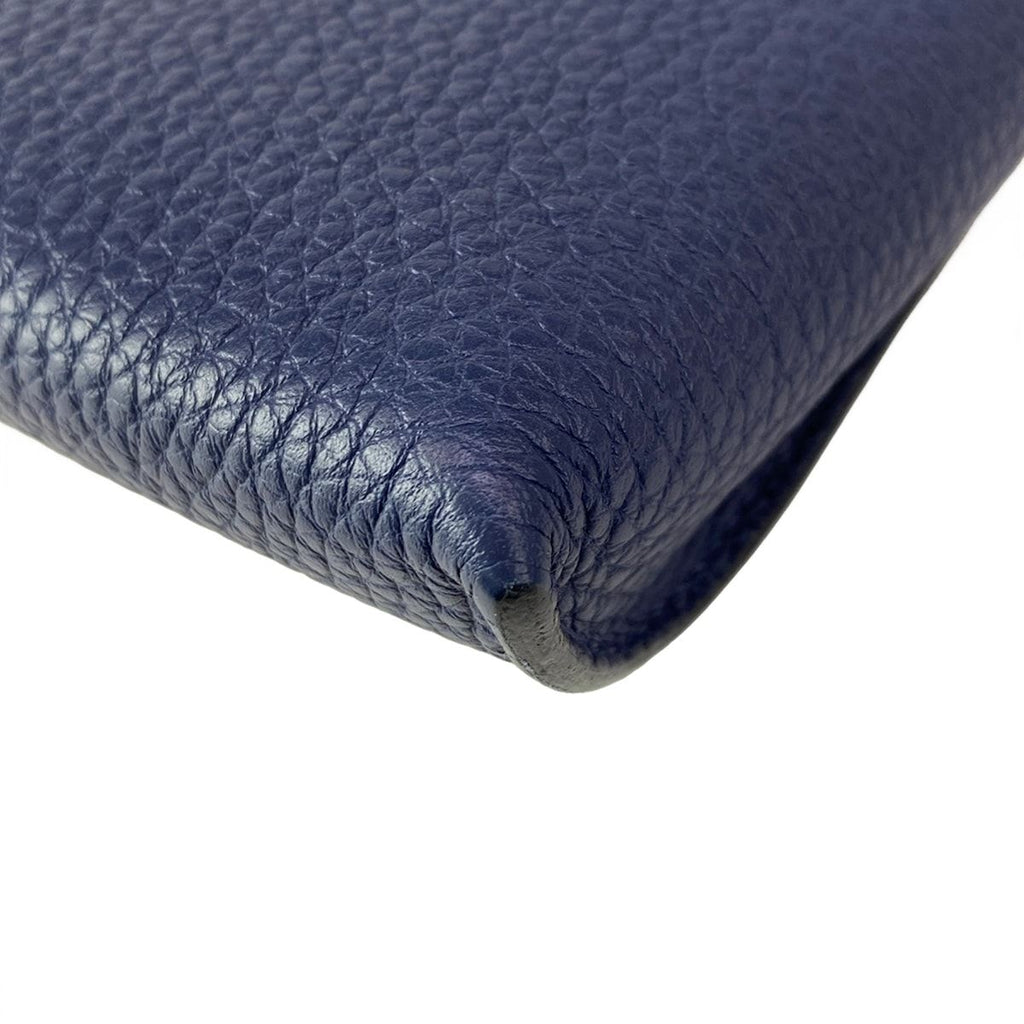 Hermes Shoulder Bag Vidposh Blue Navy Silver — view 8