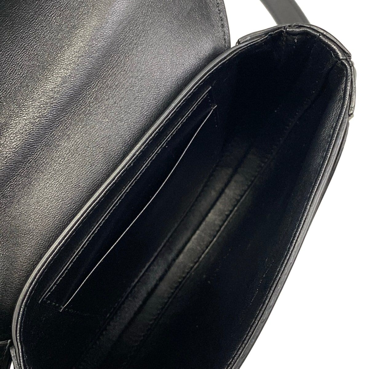 Celine Shoulder Bag Smo le Besace 16 Black Leather — view 7