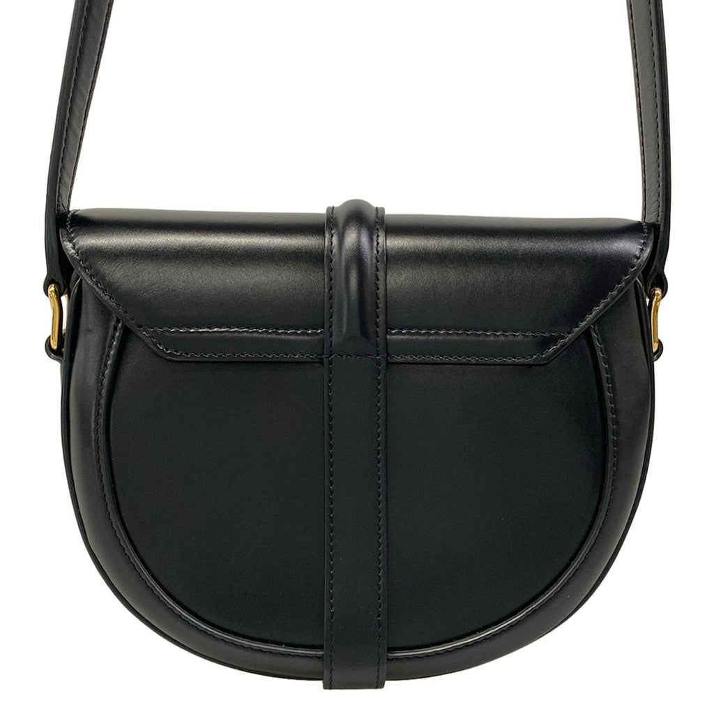 Celine Shoulder Bag Smo le Besace 16 Black Leather — view 3