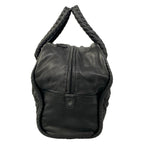 Chanel Handbag Black Silver Hidden Chain Bowler Bag Lambskin — view 4