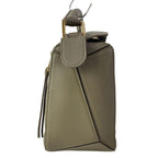 Loewe Handbag Puzzle Bag Small Khaki Leather — view 2