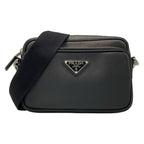 Prada Shoulder Bag Black Leather