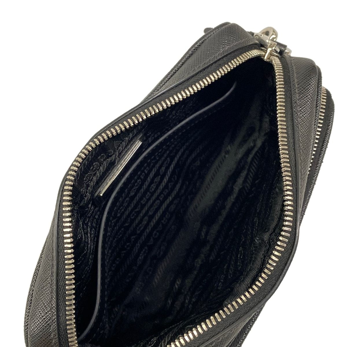 Prada Shoulder Bag Black Leather — view 7