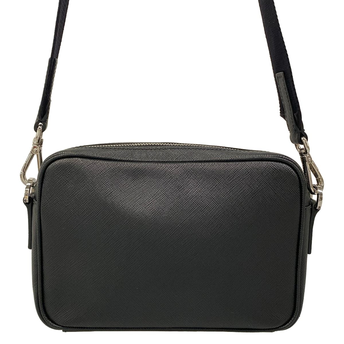 Prada Shoulder Bag Black Leather — view 3