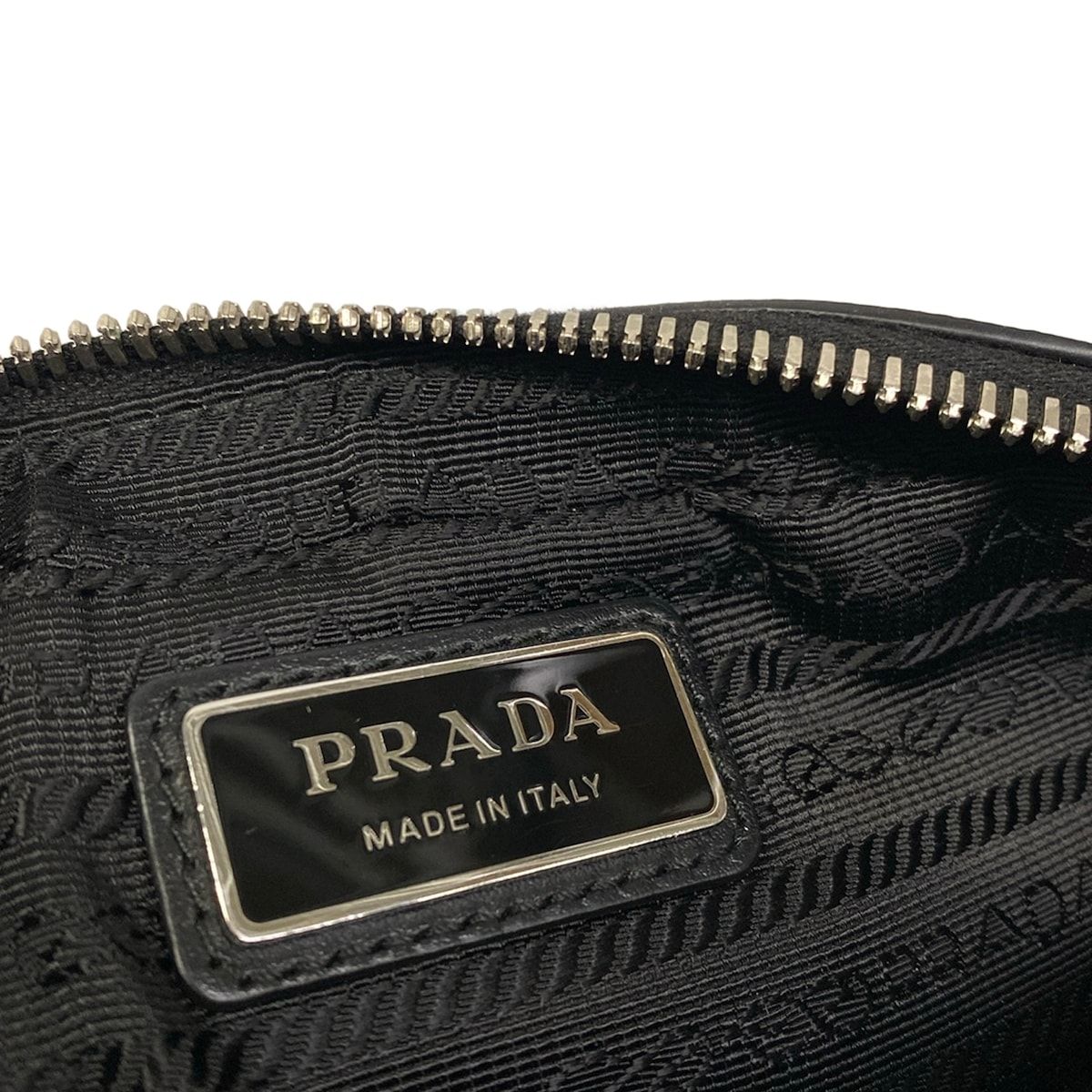 Prada Shoulder Bag Black Leather — view 8