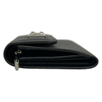 Louis Vuitton Trifold Wallet Georges Black Leather Cowhide — view 9
