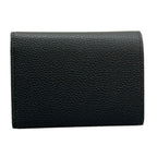 Louis Vuitton Trifold Wallet Georges Black Leather Cowhide — view 2