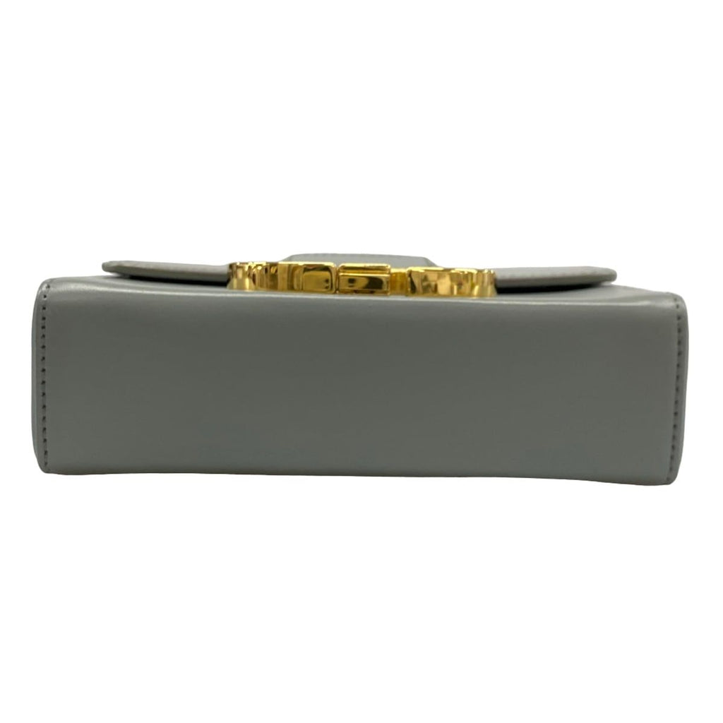 Dior Shoulder Bag 30 Montaigne Box Gray Leather — view 5