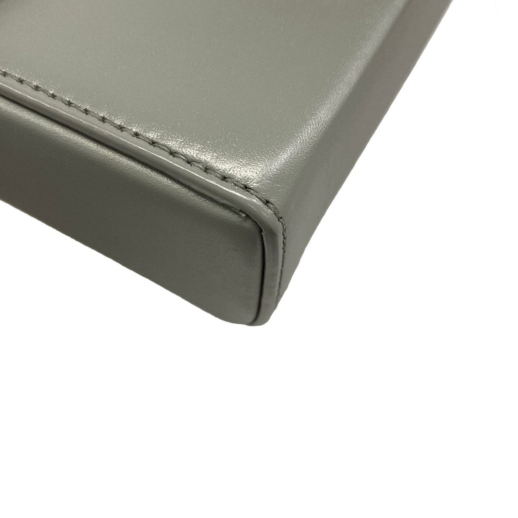 Dior Shoulder Bag 30 Montaigne Box Gray Leather — view 6