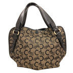 Celine C Saluki Handbag Canvas — view 2