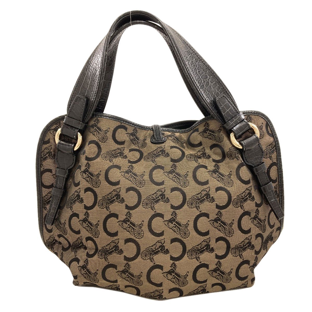 Celine C Saluki Handbag Canvas — view 2