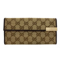 Gucci Trifold Wallet GG Canvas