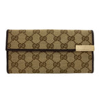 Gucci Trifold Wallet GG Canvas