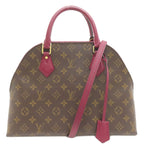 Louis Vuitton Alma Intu Bag Handbag Monogram Canvas
